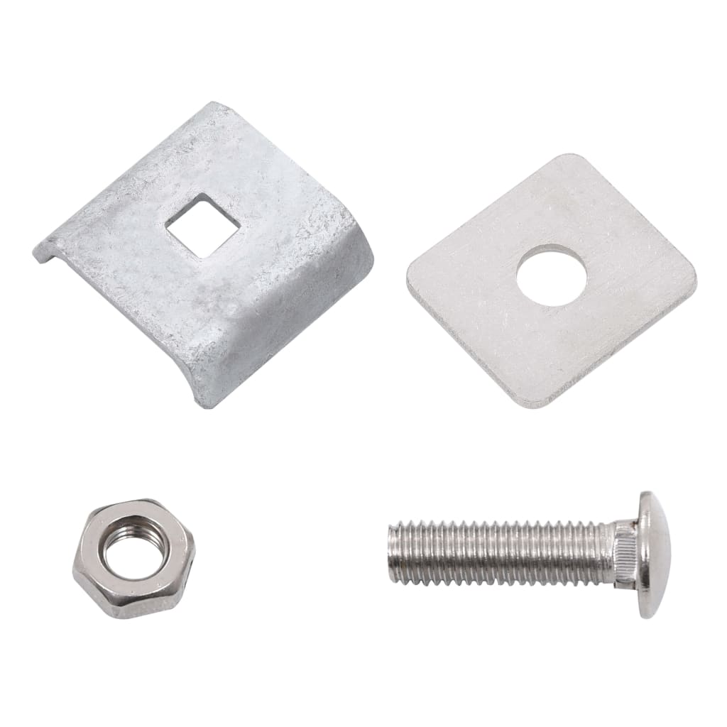 Grid Mat Connector 25 Sets Silver- Fence & Gate Accessories - HomeShopIreland - Home Shop Ireland - Fence & Gate Accessories - Grid Mat Connector 25 Sets Silver