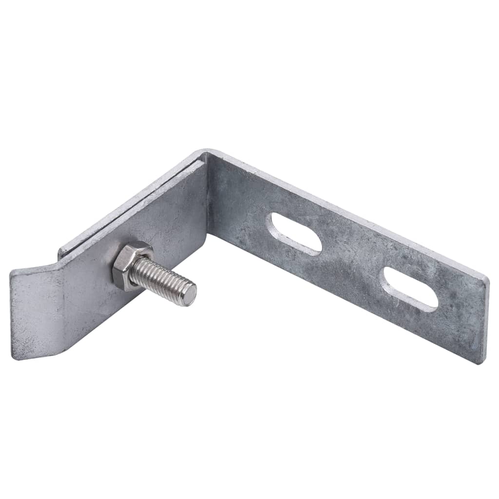 Wall Corner Connector 10 Sets Silver- Fence & Gate Accessories - HomeShopIreland - Home Shop Ireland - Fence & Gate Accessories - Wall Corner Connector 10 Sets Silver