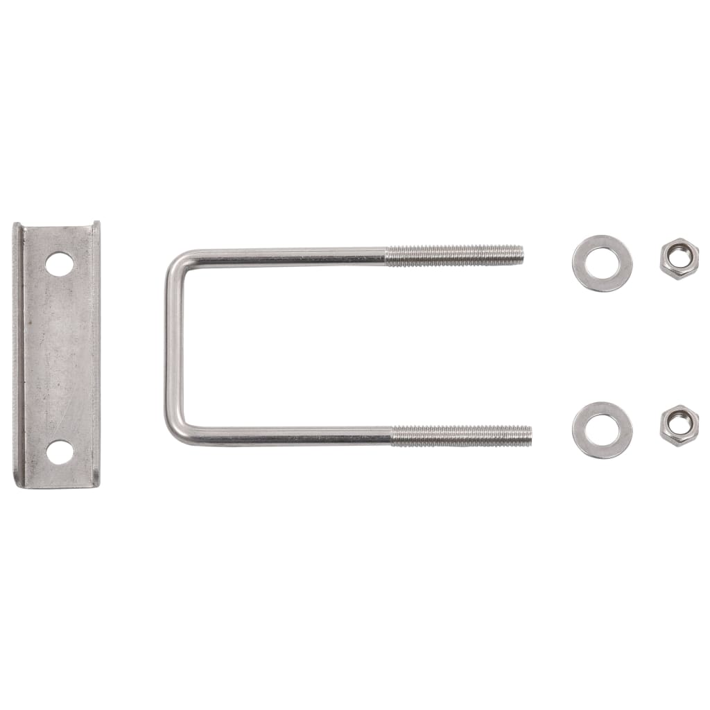 U Connector for Fence Post 60x40 mm 25 Sets- Fence & Gate Accessories - HomeShopIreland - Home Shop Ireland - Fence & Gate Accessories - U Connector for Fence Post 60x40 mm 25 Sets