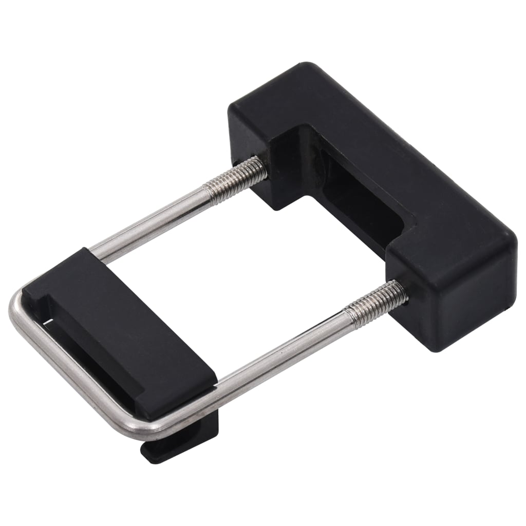 U Connector with Plastic for Fence Post 60x40 mm 25 Sets- Fence & Gate Accessories - HomeShopIreland - Home Shop Ireland - Fence & Gate Accessories - U Connector with Plastic for Fence Post 60x40 mm 25 Sets
