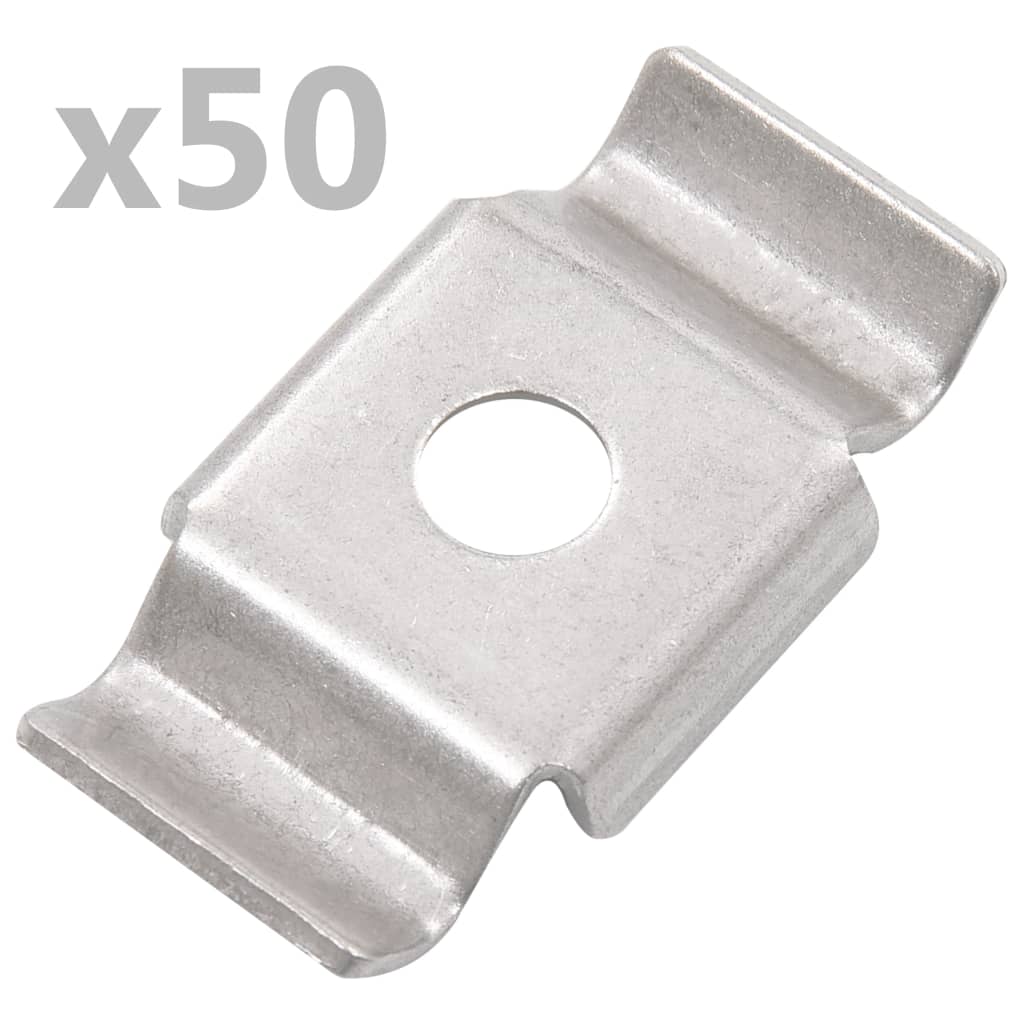 Butterfly Fence Clips 50 pcs Stainless Steel- Fence & Gate Accessories - HomeShopIreland - Home Shop Ireland - Fence & Gate Accessories - Butterfly Fence Clips 50 pcs Stainless Steel