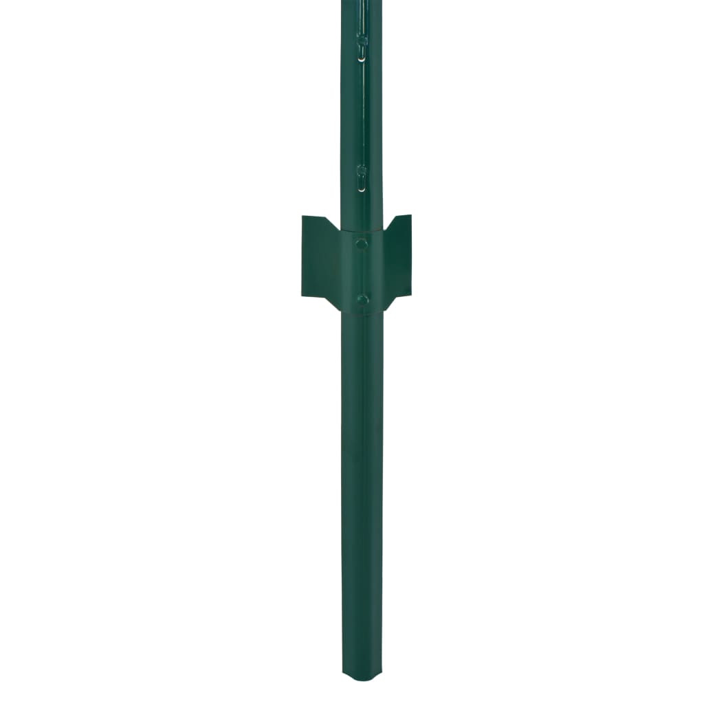 Wire Mesh Fence with Posts Steel 25x2 m Green- Fence Panels - HomeShopIreland - Home Shop Ireland - Fence Panels - Wire Mesh Fence with Posts Steel 25x2 m Green