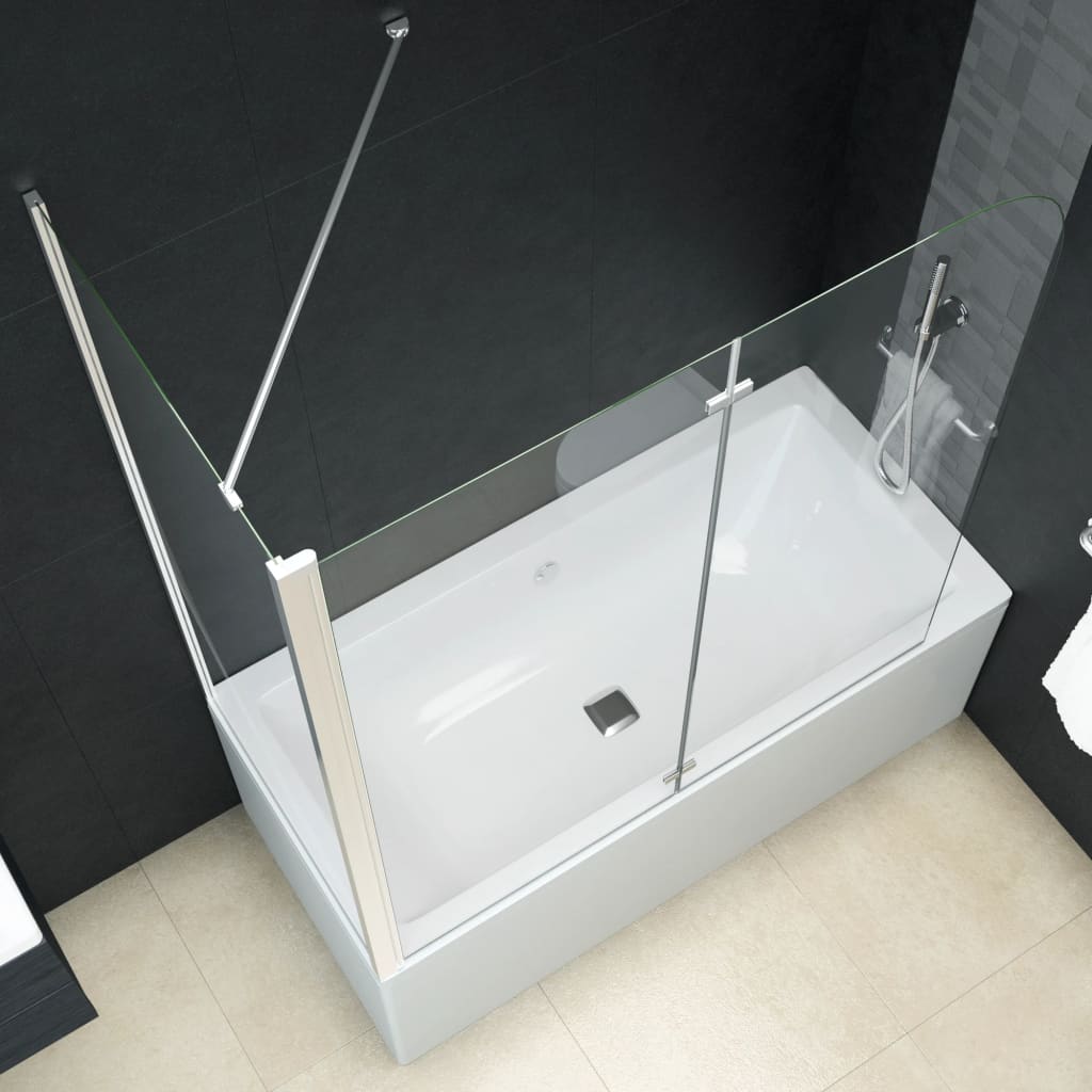 Bi-Folding Shower Enclosure ESG 120x68x130 cm- Shower Doors & Enclosures - HomeShopIreland - Home Shop Ireland - Shower Doors & Enclosures - Bi-Folding Shower Enclosure ESG 120x68x130 cm