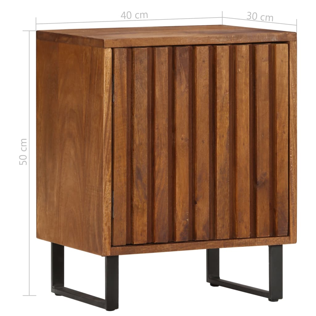 Bedside Cabinet 40x30x50 cm Solid Mango Wood- Bedside Tables - HomeShopIreland - Home Shop Ireland - Bedside Tables - Bedside Cabinet 40x30x50 cm Solid Mango Wood