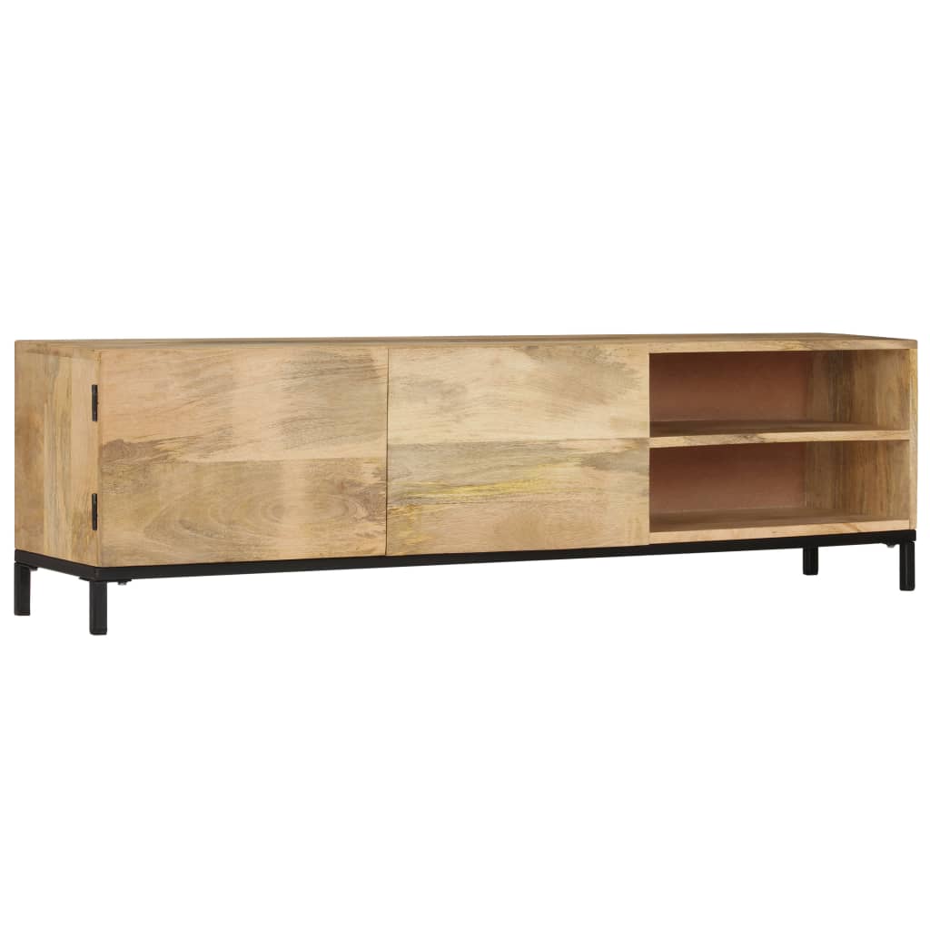 TV Cabinet 145x30x41 cm Solid Mango Wood- Entertainment Centres & TV Stands - HomeShopIreland - Home Shop Ireland - Entertainment Centres & TV Stands - TV Cabinet 145x30x41 cm Solid Mango Wood