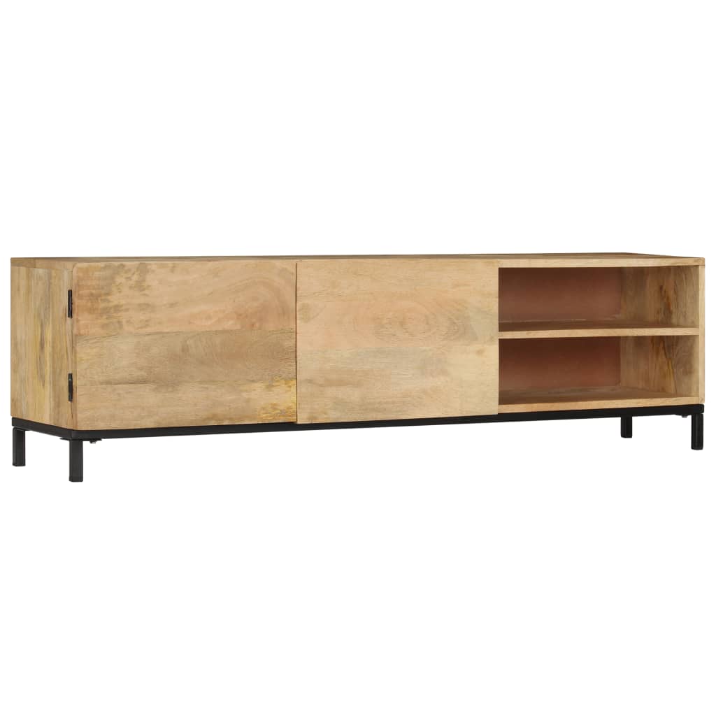 TV Cabinet 145x30x41 cm Solid Mango Wood- Entertainment Centres & TV Stands - HomeShopIreland - Home Shop Ireland - Entertainment Centres & TV Stands - TV Cabinet 145x30x41 cm Solid Mango Wood