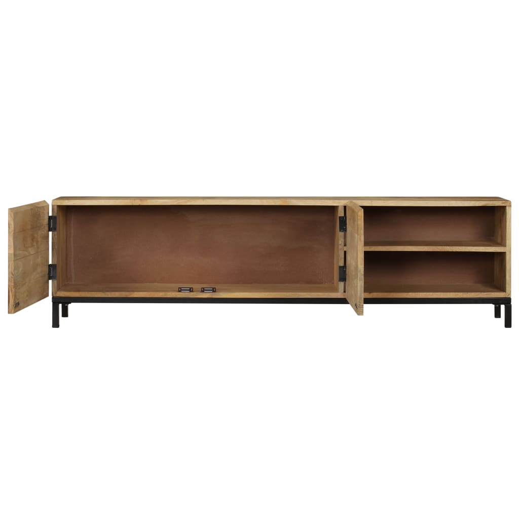TV Cabinet 145x30x41 cm Solid Mango Wood- Entertainment Centres & TV Stands - HomeShopIreland - Home Shop Ireland - Entertainment Centres & TV Stands - TV Cabinet 145x30x41 cm Solid Mango Wood