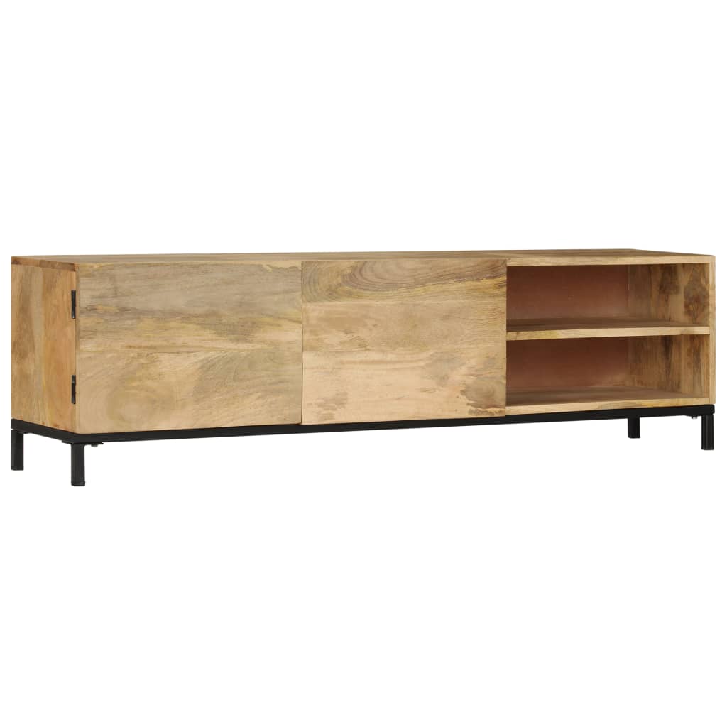 TV Cabinet 145x30x41 cm Solid Mango Wood- Entertainment Centres & TV Stands - HomeShopIreland - Home Shop Ireland - Entertainment Centres & TV Stands - TV Cabinet 145x30x41 cm Solid Mango Wood
