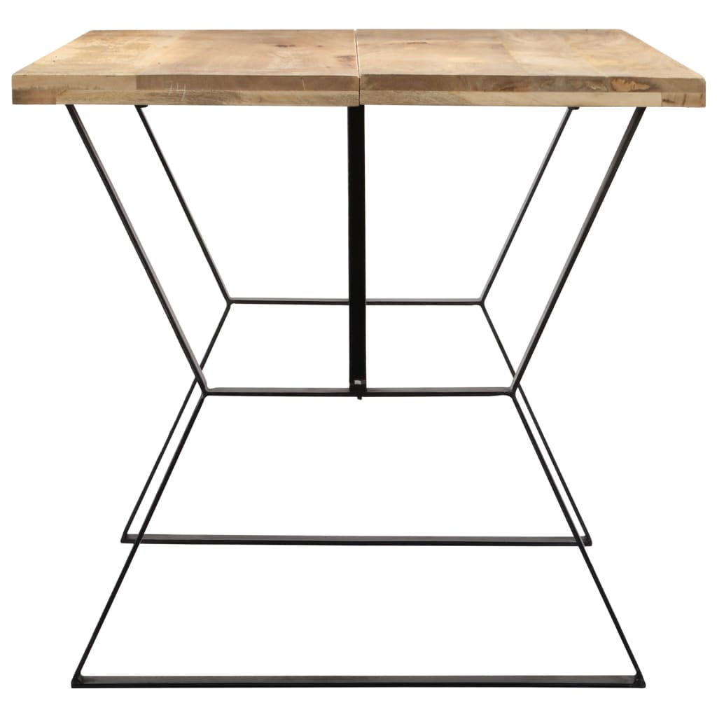 Dining Table 140x80x76 cm Solid Mango Wood- Kitchen & Dining Room Tables - HomeShopIreland - Home Shop Ireland - Kitchen & Dining Room Tables - Dining Table 140x80x76 cm Solid Mango Wood