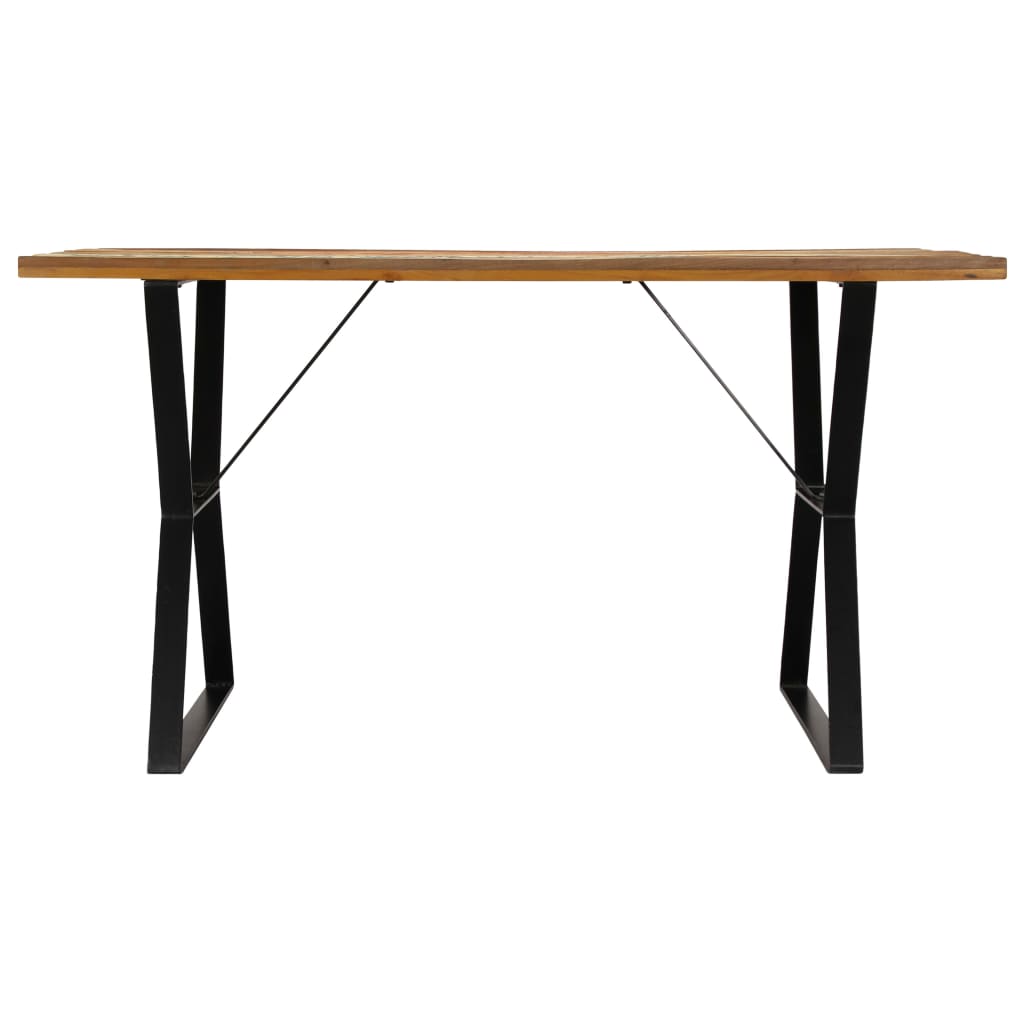 Dining Table 140x80x76 cm Solid Reclaimed Wood- Kitchen & Dining Room Tables - HomeShopIreland - Home Shop Ireland - Kitchen & Dining Room Tables - Dining Table 140x80x76 cm Solid Reclaimed Wood
