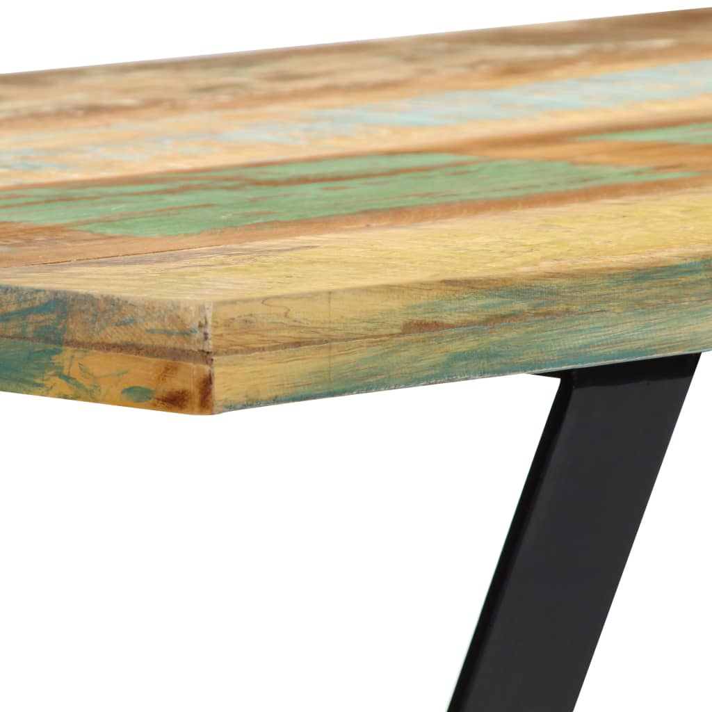 Bench 110 cm Solid Reclaimed Wood- Kitchen & Dining Benches - HomeShopIreland - Home Shop Ireland - Kitchen & Dining Benches - Bench 110 cm Solid Reclaimed Wood