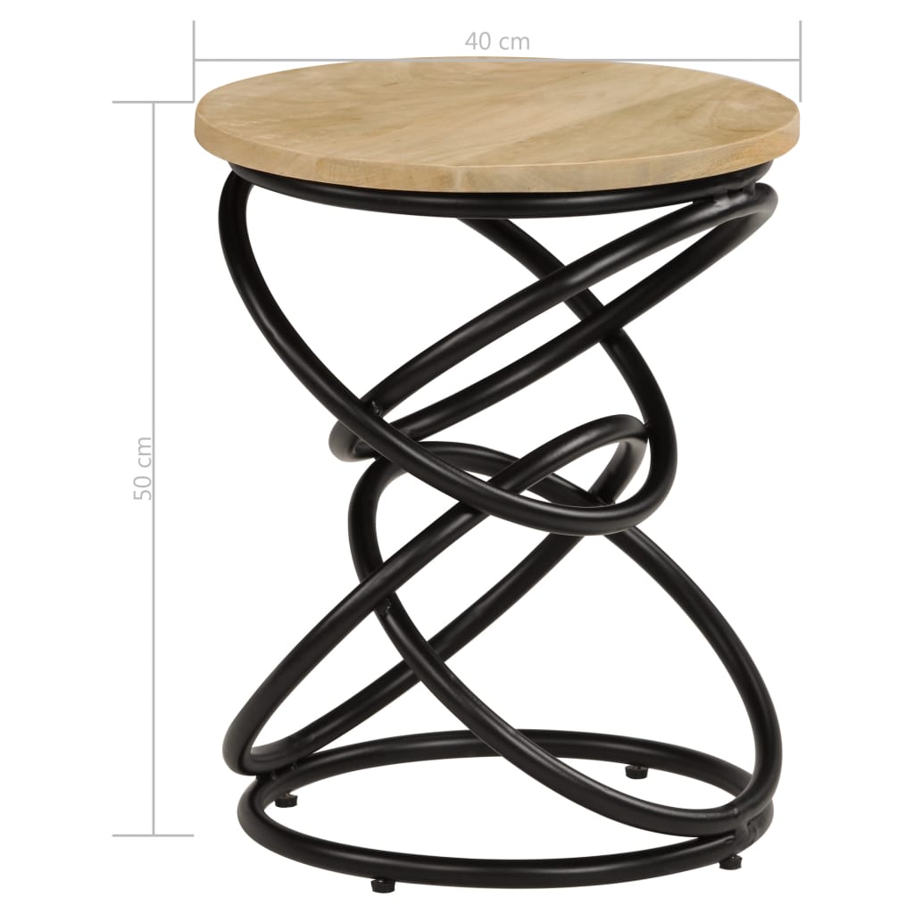 End Table Solid Mango Wood 40x50 cm- End Tables - HomeShopIreland - Home Shop Ireland - End Tables - End Table Solid Mango Wood 40x50 cm
