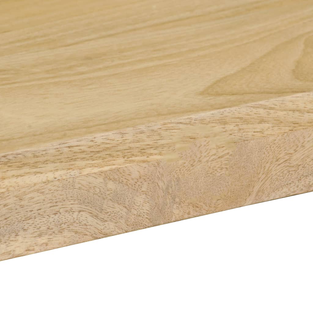 Dining Table 115x55x76 cm Solid Mango Wood and Steel- Kitchen & Dining Room Tables - HomeShopIreland - Home Shop Ireland - Kitchen & Dining Room Tables - Dining Table 115x55x76 cm Solid Mango Wood and Steel