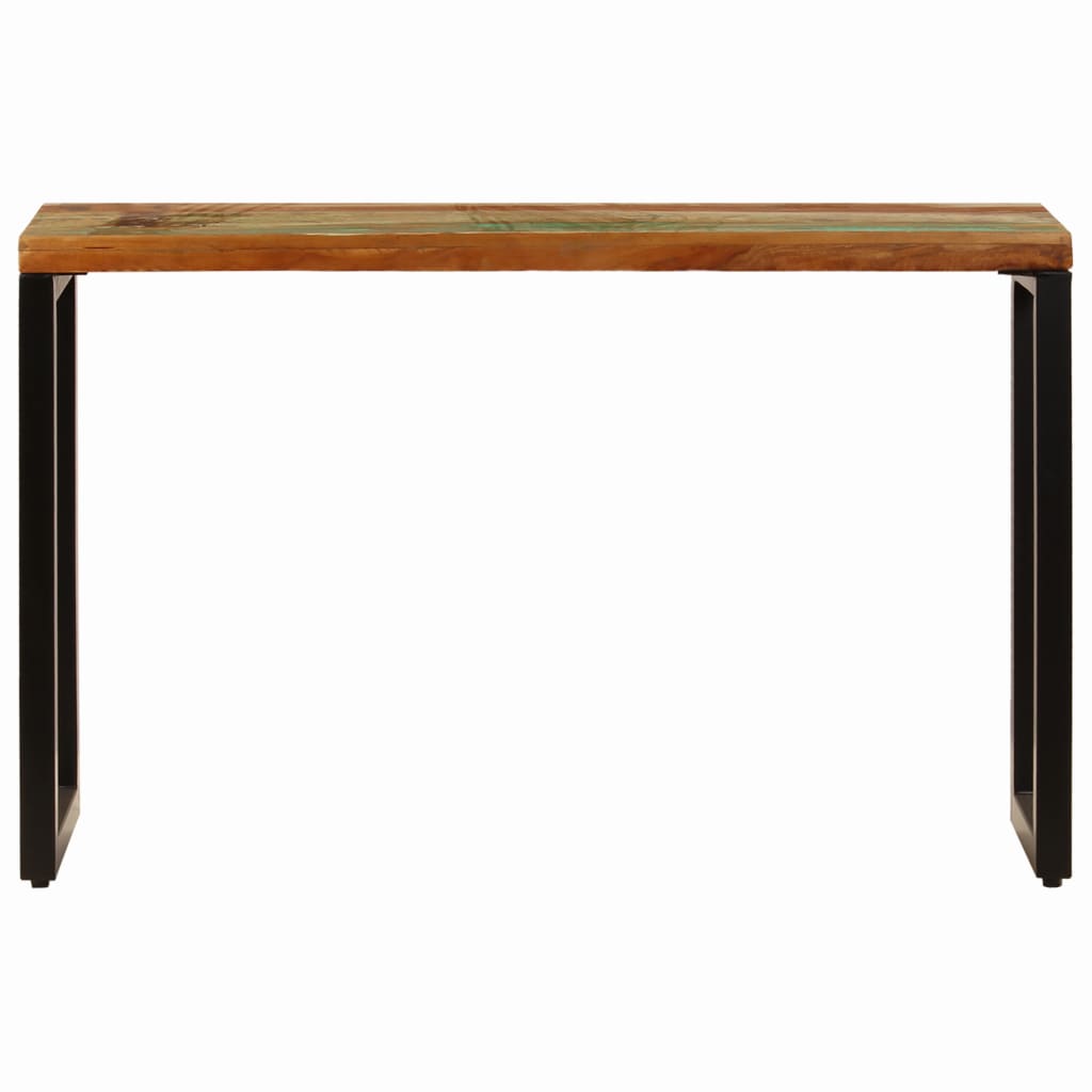 Console Table 120x35x76 cm Solid Reclaimed Wood and Steel- End Tables - HomeShopIreland - Home Shop Ireland - End Tables - Console Table 120x35x76 cm Solid Reclaimed Wood and Steel