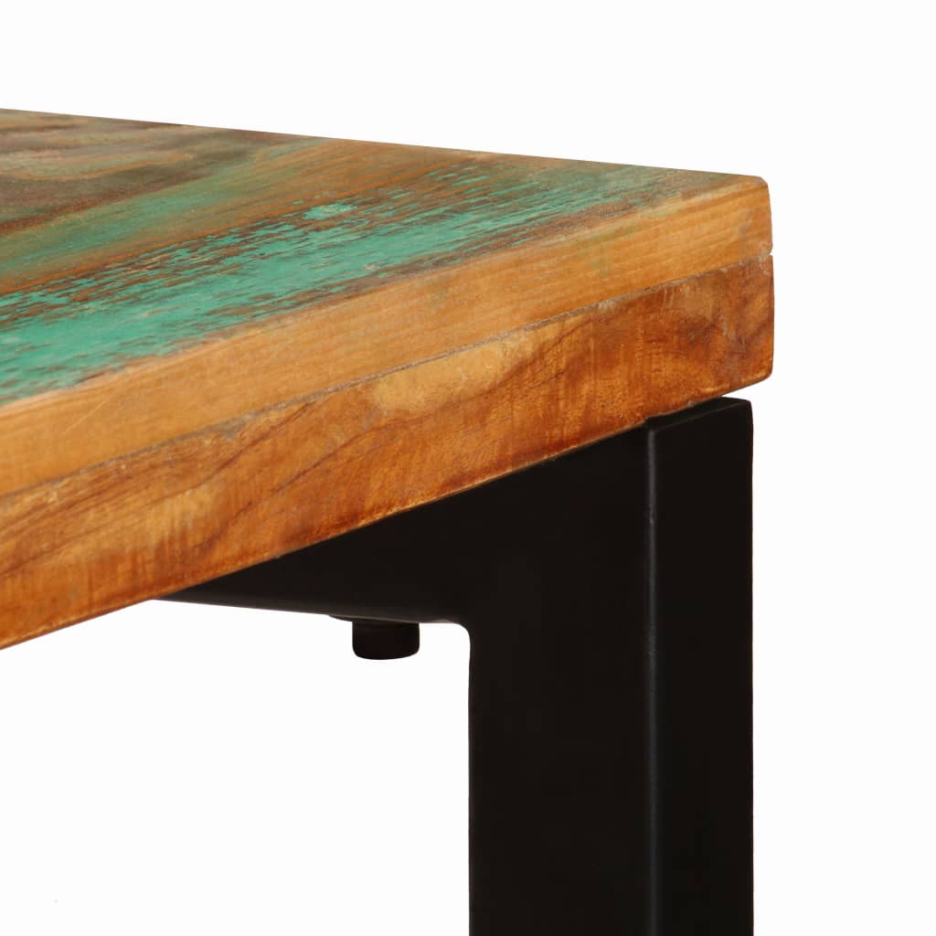 Console Table 120x35x76 cm Solid Reclaimed Wood and Steel- End Tables - HomeShopIreland - Home Shop Ireland - End Tables - Console Table 120x35x76 cm Solid Reclaimed Wood and Steel