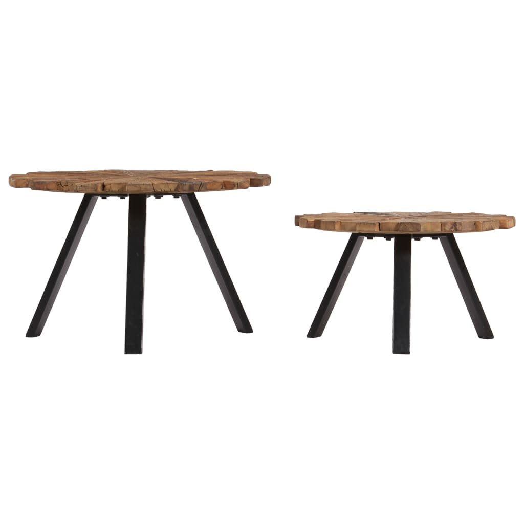Coffee Tables 2 pcs Solid Reclaimed Wood- Coffee Tables - HomeShopIreland - Home Shop Ireland - Coffee Tables - Coffee Tables 2 pcs Solid Reclaimed Wood
