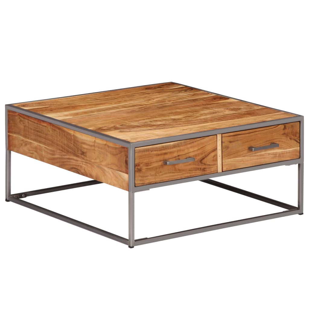 Coffee Table 75x75x35 cm Solid Acacia Wood- Coffee Tables - HomeShopIreland - Home Shop Ireland - Coffee Tables - Coffee Table 75x75x35 cm Solid Acacia Wood