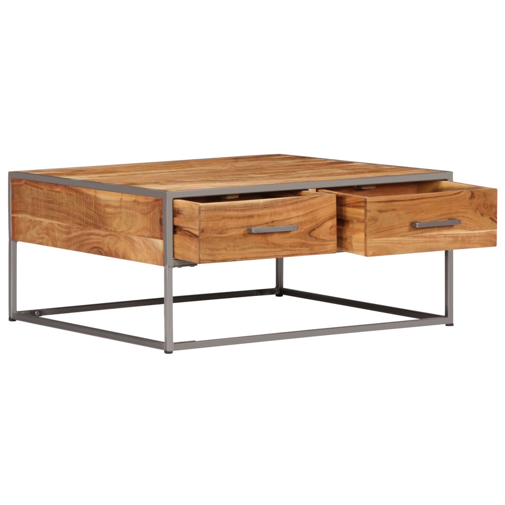 Coffee Table 75x75x35 cm Solid Acacia Wood- Coffee Tables - HomeShopIreland - Home Shop Ireland - Coffee Tables - Coffee Table 75x75x35 cm Solid Acacia Wood