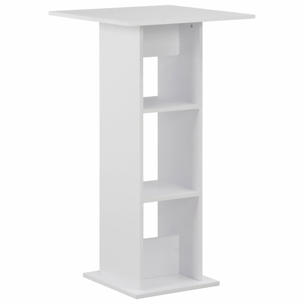 Bar Table White 60x60x110 cm- Kitchen & Dining Room Tables - HomeShopIreland - Home Shop Ireland - Kitchen & Dining Room Tables - Bar Table White 60x60x110 cm