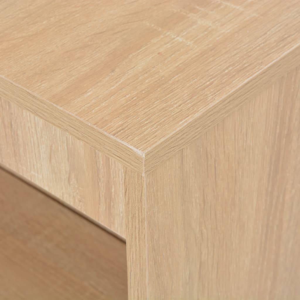 Bar Table with Shelf Oak 110x50x103 cm- Kitchen & Dining Room Tables - HomeShopIreland - Home Shop Ireland - Kitchen & Dining Room Tables - Bar Table with Shelf Oak 110x50x103 cm