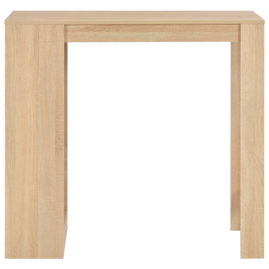 Bar Table with Shelf Oak 110x50x103 cm- Kitchen & Dining Room Tables - HomeShopIreland - Home Shop Ireland - Kitchen & Dining Room Tables - Bar Table with Shelf Oak 110x50x103 cm