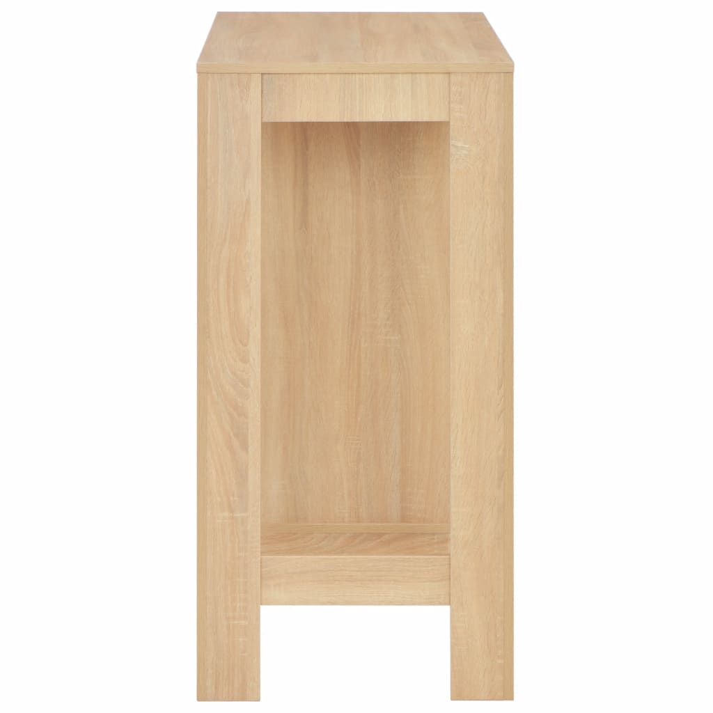 Bar Table with Shelf Oak 110x50x103 cm- Kitchen & Dining Room Tables - HomeShopIreland - Home Shop Ireland - Kitchen & Dining Room Tables - Bar Table with Shelf Oak 110x50x103 cm