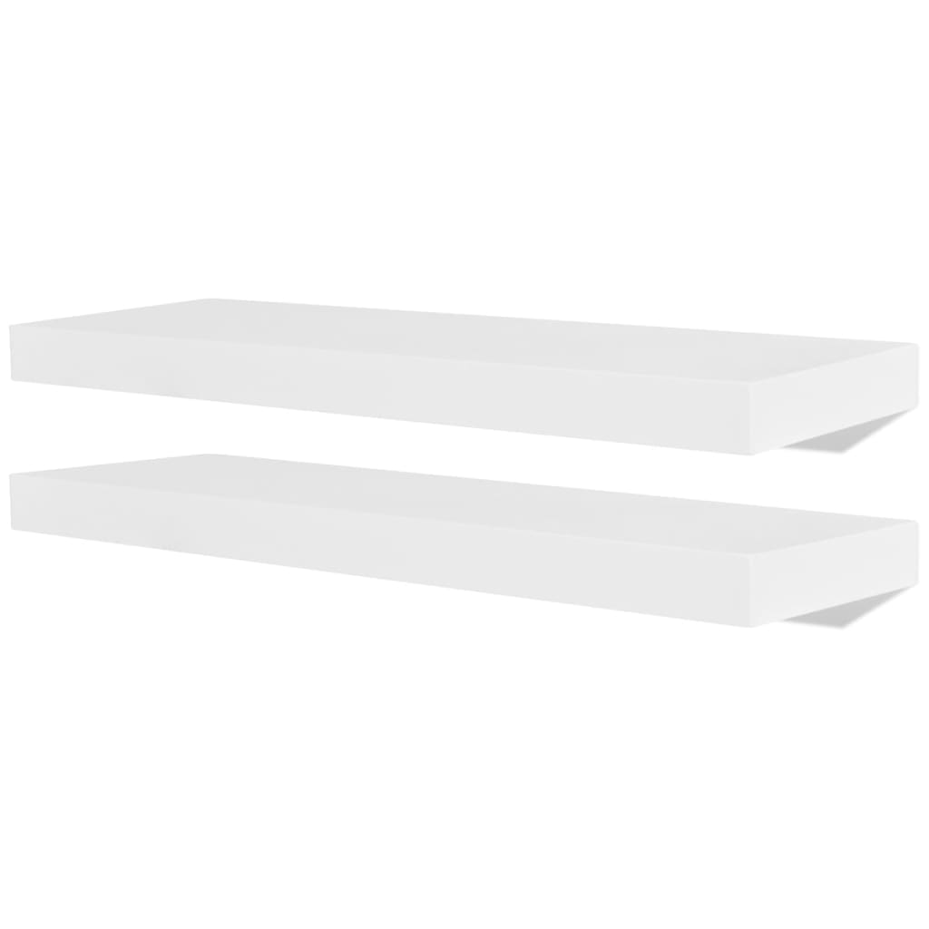 Wall Shelves 4 pcs White 60 cm- Wall Shelves & Ledges - HomeShopIreland - Home Shop Ireland - Wall Shelves & Ledges - Wall Shelves 4 pcs White 60 cm
