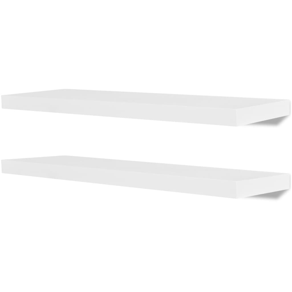 Wall Shelves 4 pcs White 80 cm- Wall Shelves & Ledges - HomeShopIreland - Home Shop Ireland - Wall Shelves & Ledges - Wall Shelves 4 pcs White 80 cm