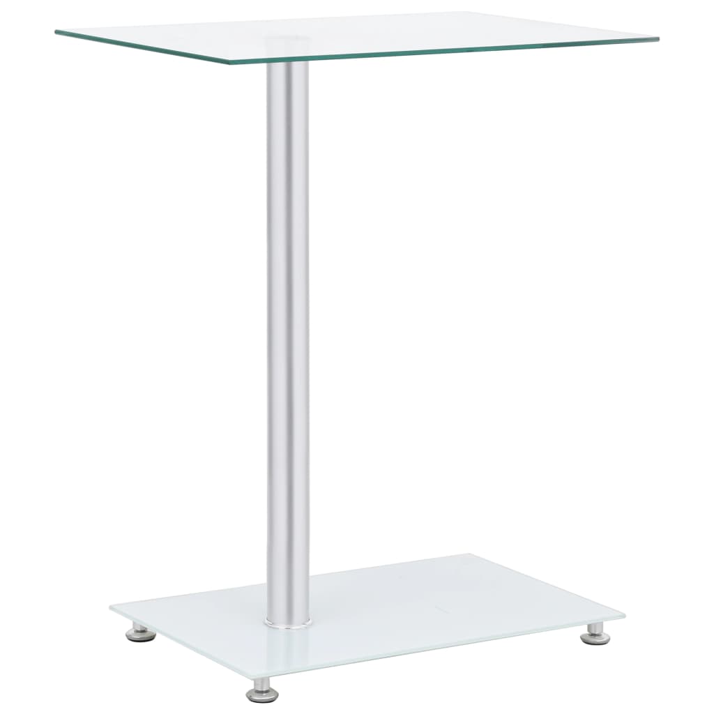 U-Shaped Side Table Transparent 45x30x58 cm Tempered Glass- End Tables - HomeShopIreland - Home Shop Ireland - End Tables - U-Shaped Side Table Transparent 45x30x58 cm Tempered Glass
