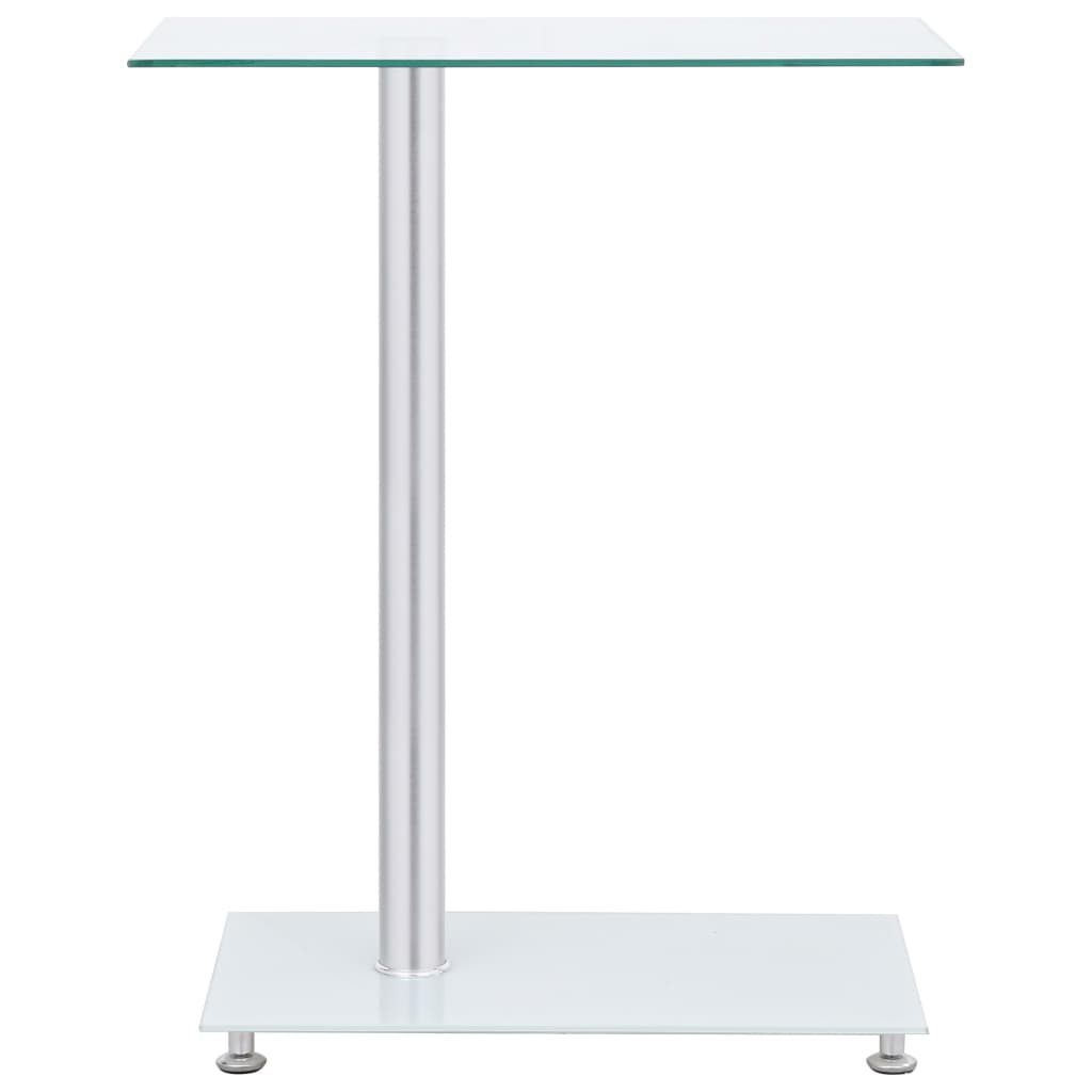 U-Shaped Side Table Transparent 45x30x58 cm Tempered Glass- End Tables - HomeShopIreland - Home Shop Ireland - End Tables - U-Shaped Side Table Transparent 45x30x58 cm Tempered Glass
