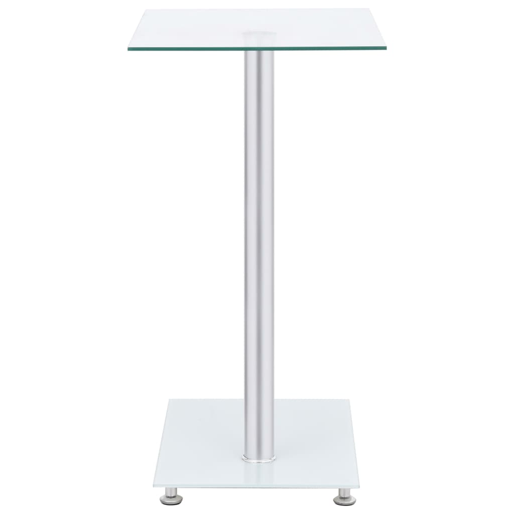 U-Shaped Side Table Transparent 45x30x58 cm Tempered Glass- End Tables - HomeShopIreland - Home Shop Ireland - End Tables - U-Shaped Side Table Transparent 45x30x58 cm Tempered Glass