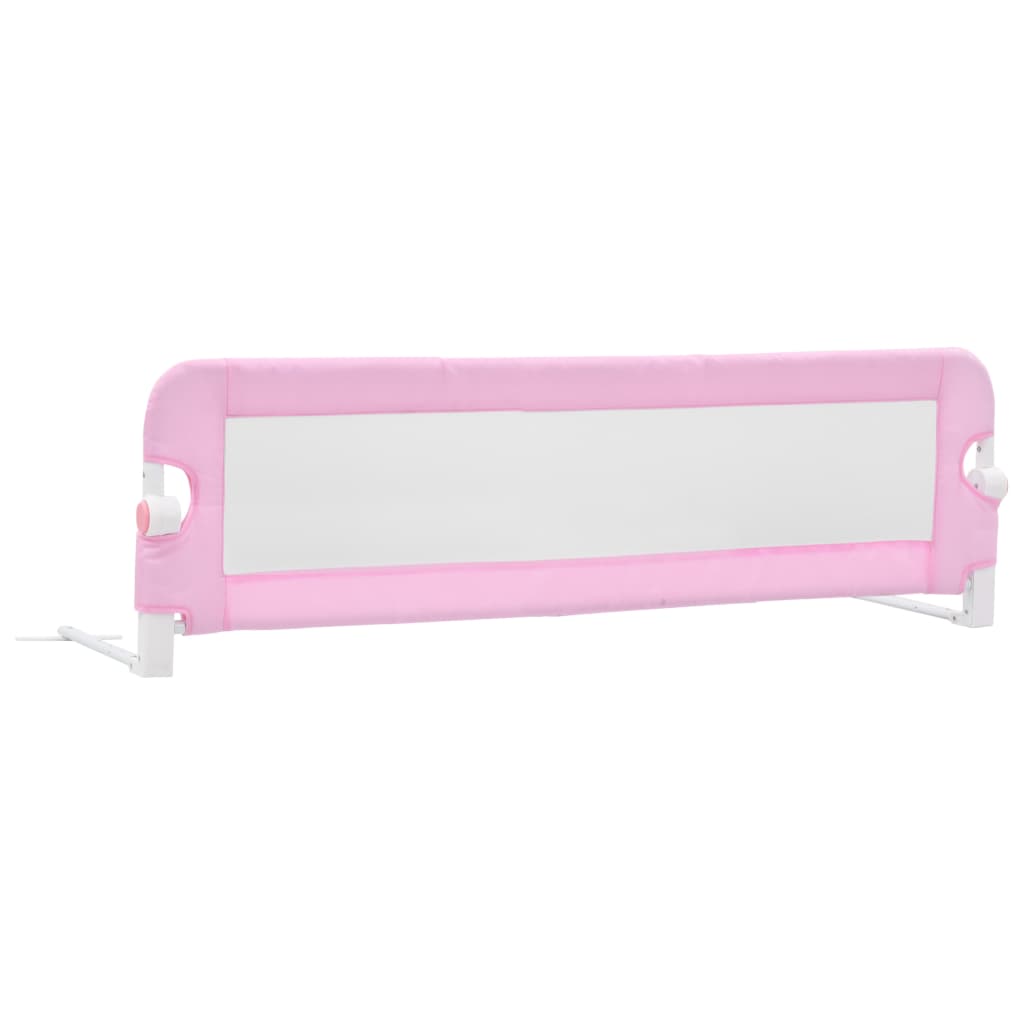 Toddler Safety Bed Rail Pink 120x42 cm Polyester- Baby Safety Rails - HomeShopIreland - Home Shop Ireland - Baby Safety Rails - Toddler Safety Bed Rail Pink 120x42 cm Polyester