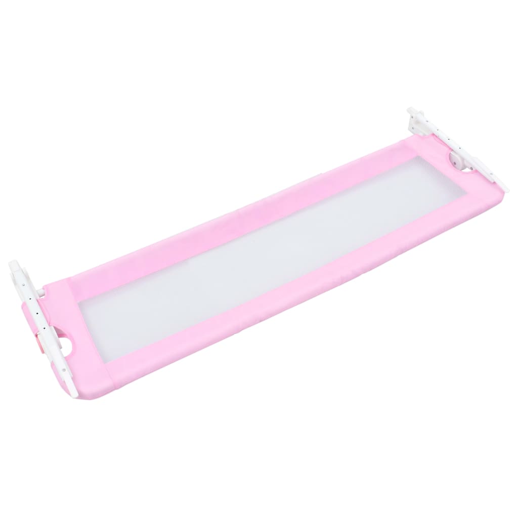 Toddler Safety Bed Rail Pink 120x42 cm Polyester- Baby Safety Rails - HomeShopIreland - Home Shop Ireland - Baby Safety Rails - Toddler Safety Bed Rail Pink 120x42 cm Polyester