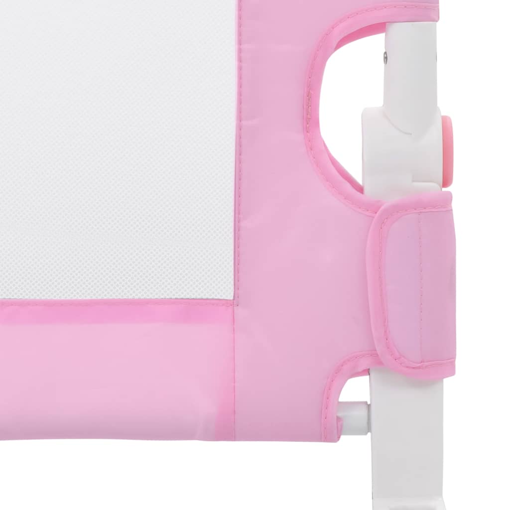 Toddler Safety Bed Rail Pink 120x42 cm Polyester- Baby Safety Rails - HomeShopIreland - Home Shop Ireland - Baby Safety Rails - Toddler Safety Bed Rail Pink 120x42 cm Polyester