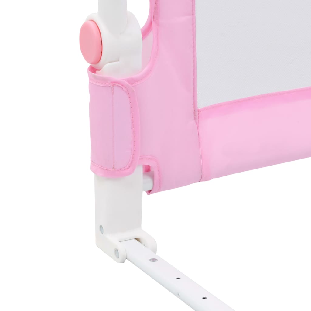 Toddler Safety Bed Rail Pink 120x42 cm Polyester- Baby Safety Rails - HomeShopIreland - Home Shop Ireland - Baby Safety Rails - Toddler Safety Bed Rail Pink 120x42 cm Polyester