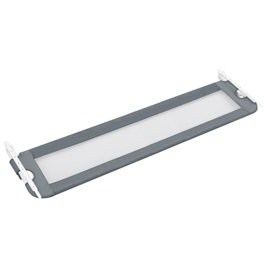 Toddler Safety Bed Rail Grey 180x42 cm Polyester- Baby Safety Rails - HomeShopIreland - Home Shop Ireland - Baby Safety Rails - Toddler Safety Bed Rail Grey 180x42 cm Polyester