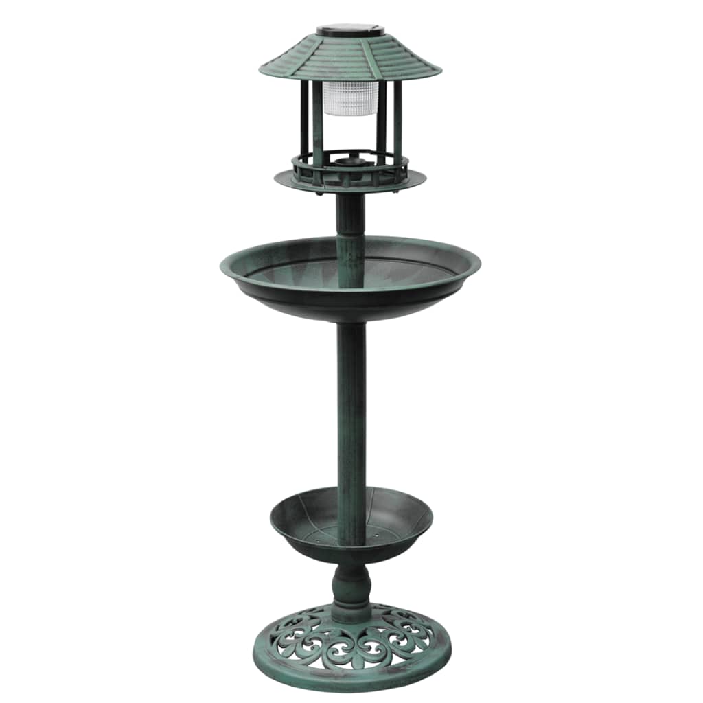 Bird Bath/ Feeder with Solar Light- Bird Baths - HomeShopIreland - Home Shop Ireland - Bird Baths - Bird Bath/ Feeder with Solar Light