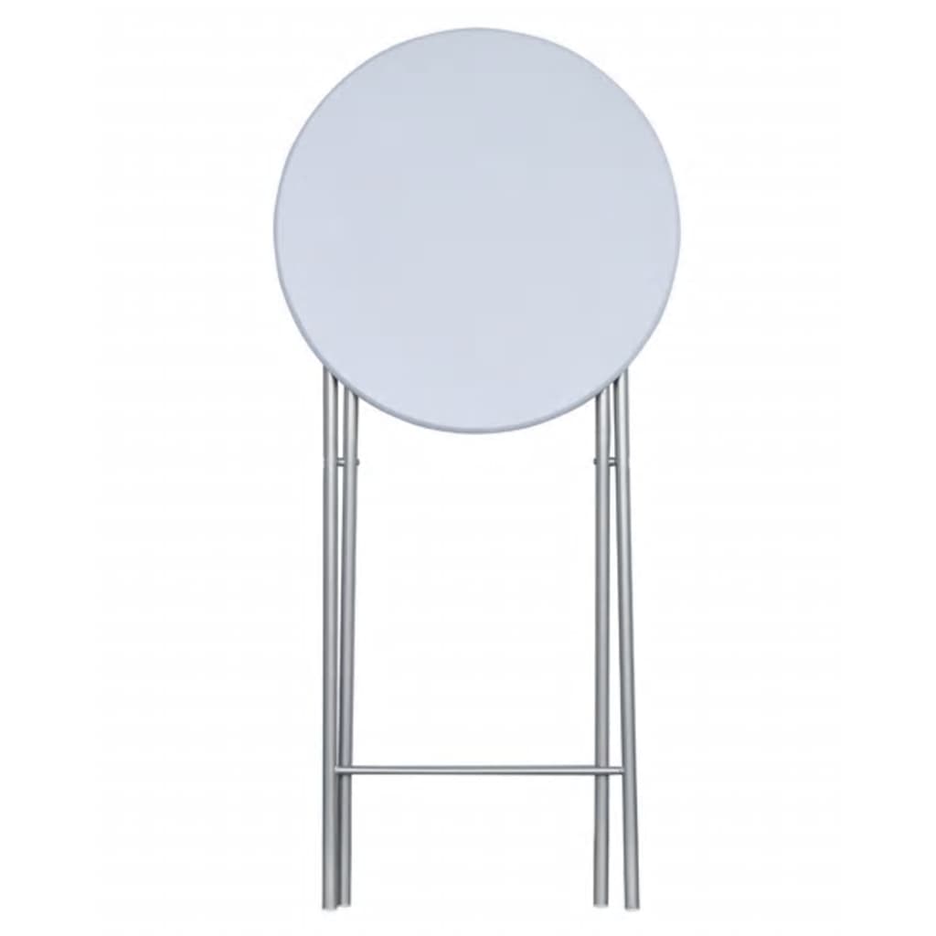 Bar Tables 4 pcs with MDF Tabletop White- Folding Tables - HomeShopIreland - Home Shop Ireland - Folding Tables - Bar Tables 4 pcs with MDF Tabletop White