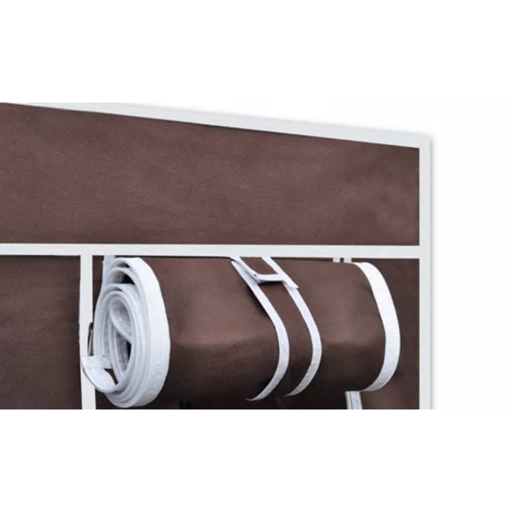 Fabric Wardrobes 2 pcs Brown- Cupboards & Wardrobes - HomeShopIreland - Home Shop Ireland - Cupboards & Wardrobes - Fabric Wardrobes 2 pcs Brown