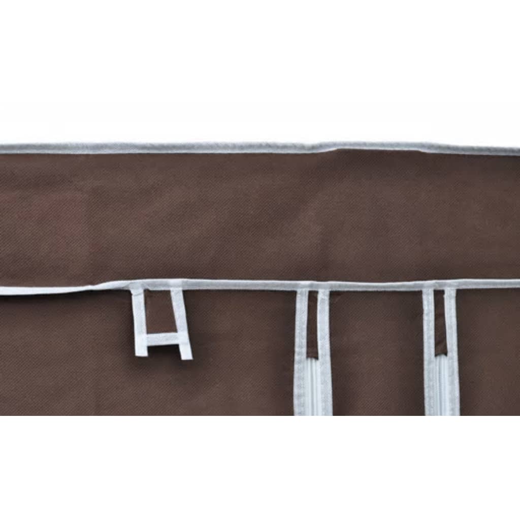 Fabric Wardrobes 2 pcs Brown- Cupboards & Wardrobes - HomeShopIreland - Home Shop Ireland - Cupboards & Wardrobes - Fabric Wardrobes 2 pcs Brown