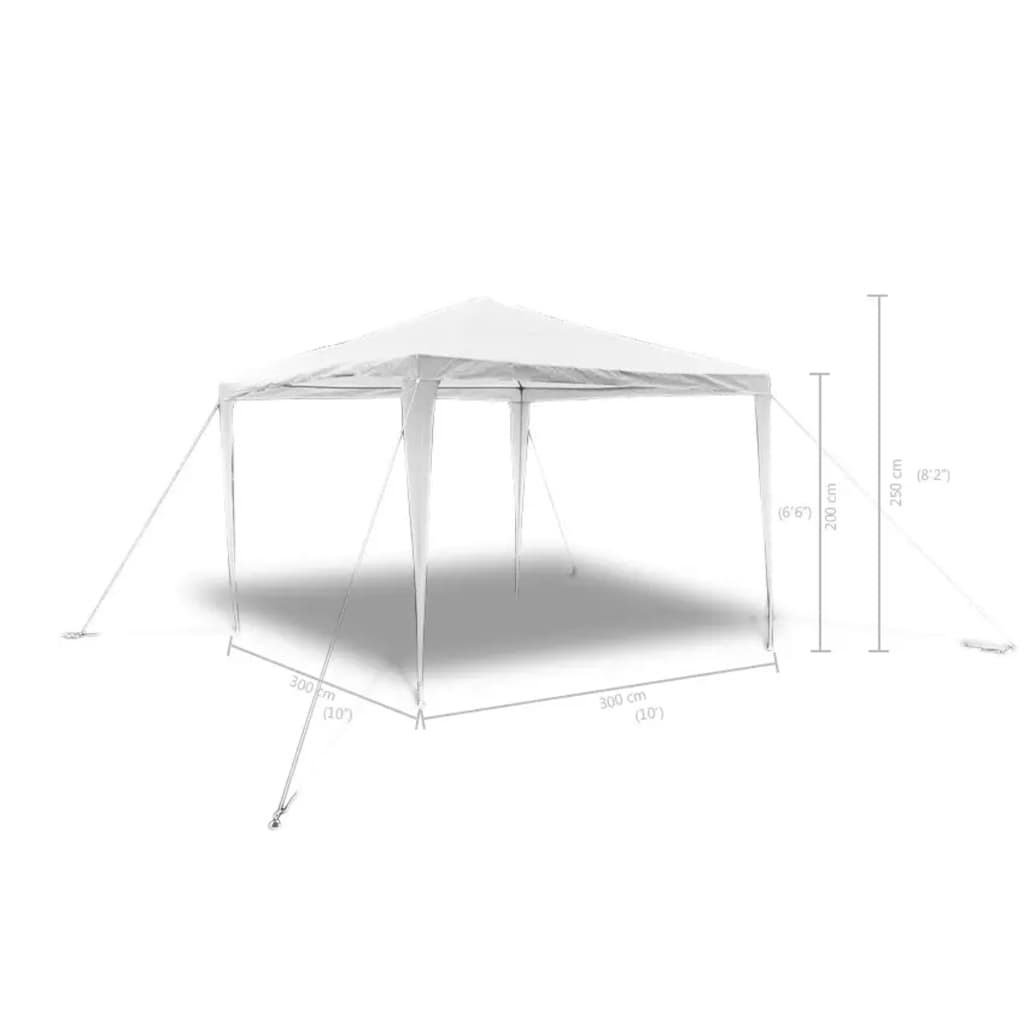 3 x 3m Pyramid-Roof Garden Gazebo Pavilion- Canopies & Gazebos - HomeShopIreland - Home Shop Ireland - Canopies & Gazebos - 3 x 3m Pyramid-Roof Garden Gazebo Pavilion