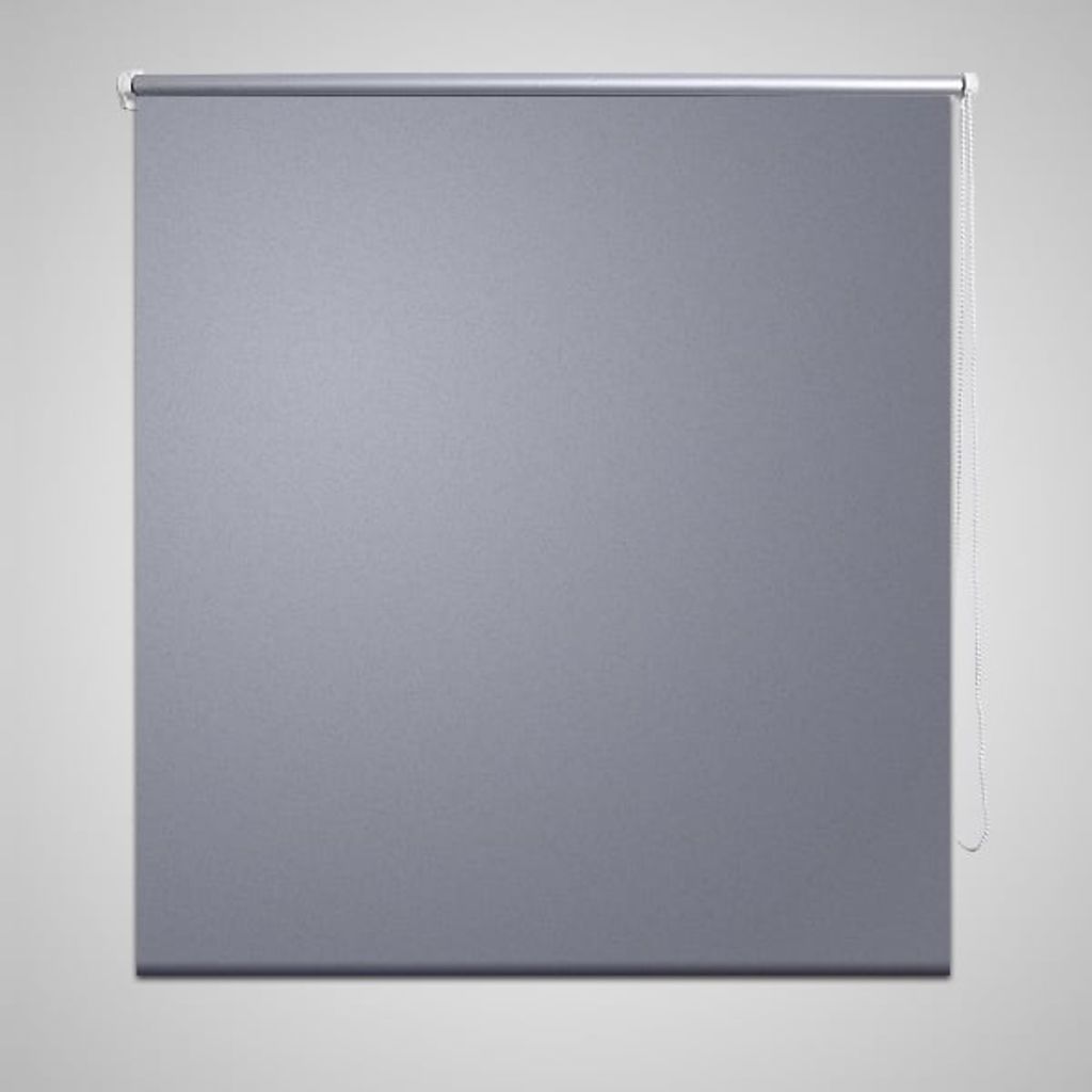 Roller Blind Blackout 100 x 230 cm Grey- Window Blinds & Shades - HomeShopIreland - Home Shop Ireland - Window Blinds & Shades - Roller Blind Blackout 100 x 230 cm Grey