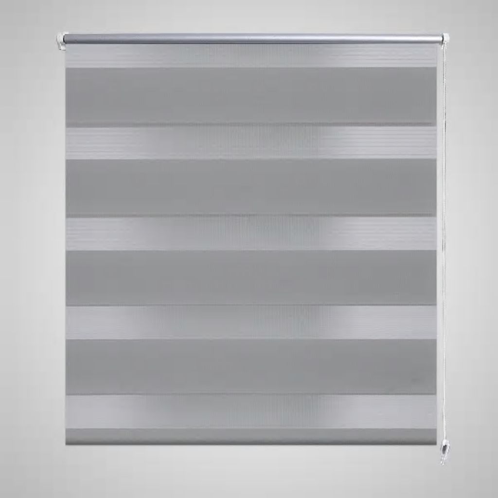 Zebra Blind 50 x 100 cm Grey- Window Blinds & Shades - HomeShopIreland - Home Shop Ireland - Window Blinds & Shades - Zebra Blind 50 x 100 cm Grey
