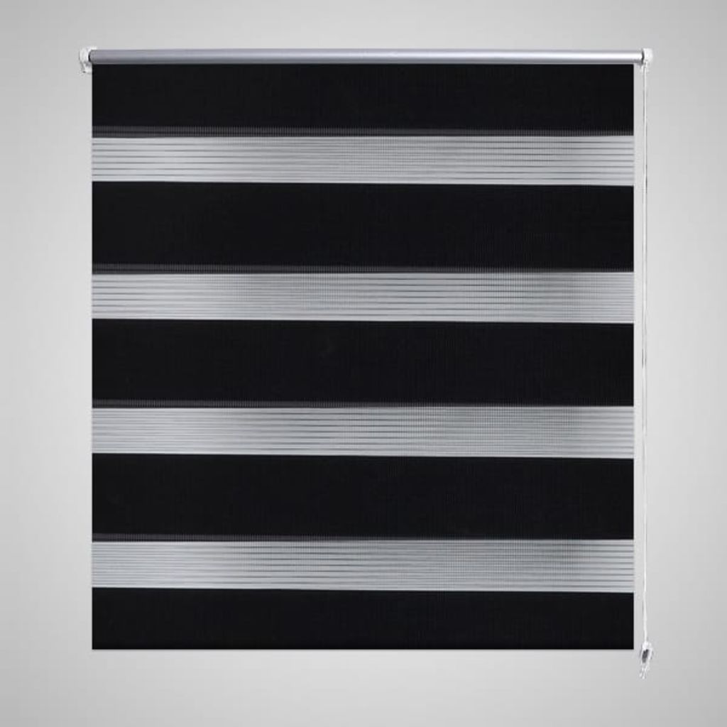 Zebra Blind 60 x 120 cm Black- Window Blinds & Shades - HomeShopIreland - Home Shop Ireland - Window Blinds & Shades - Zebra Blind 60 x 120 cm Black