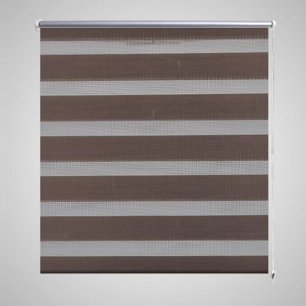 Zebra Blind 60 x 120 cm Coffee- Window Blinds & Shades - HomeShopIreland - Home Shop Ireland - Window Blinds & Shades - Zebra Blind 60 x 120 cm Coffee
