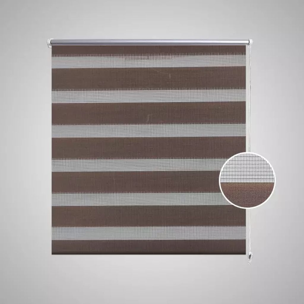 Zebra Blind 70 x 120 cm Coffee- Window Blinds & Shades - HomeShopIreland - Home Shop Ireland - Window Blinds & Shades - Zebra Blind 70 x 120 cm Coffee