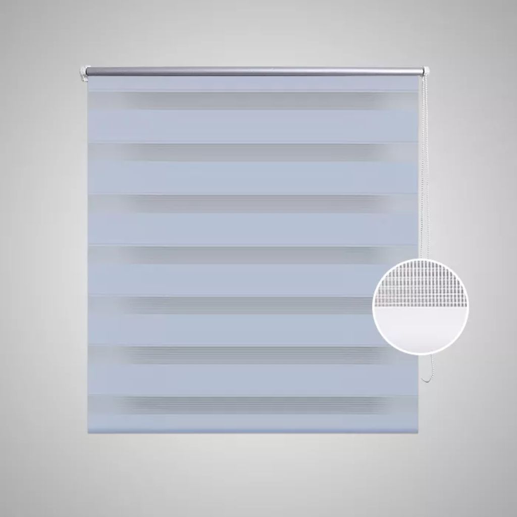 Zebra Blind 80 x 150 cm White- Window Blinds & Shades - HomeShopIreland - Home Shop Ireland - Window Blinds & Shades - Zebra Blind 80 x 150 cm White