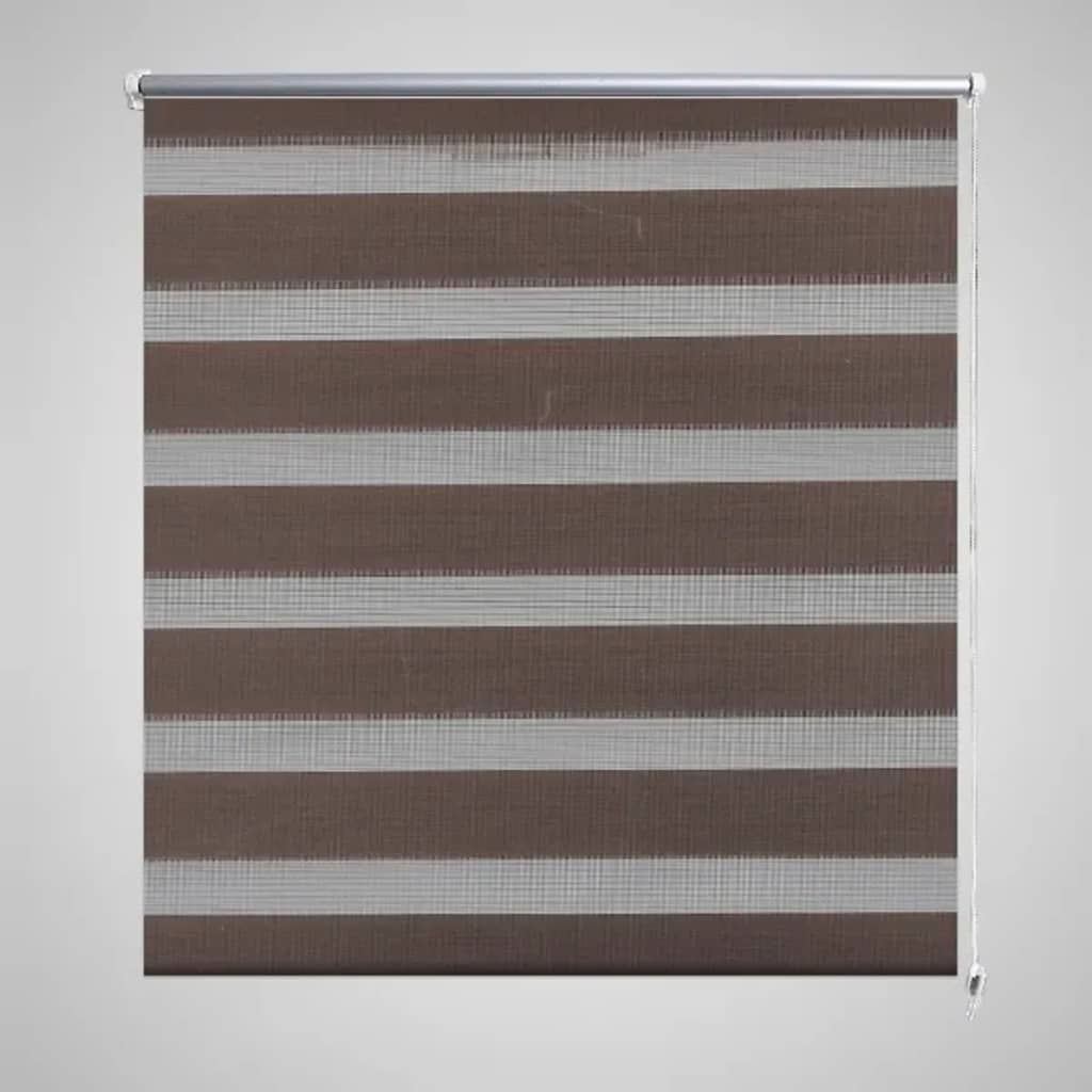 Zebra Blind 80 x 150 cm Coffee- Window Blinds & Shades - HomeShopIreland - Home Shop Ireland - Window Blinds & Shades - Zebra Blind 80 x 150 cm Coffee