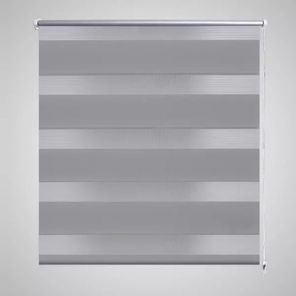 Zebra Blind 90 x 150 cm Grey- Window Blinds & Shades - HomeShopIreland - Home Shop Ireland - Window Blinds & Shades - Zebra Blind 90 x 150 cm Grey