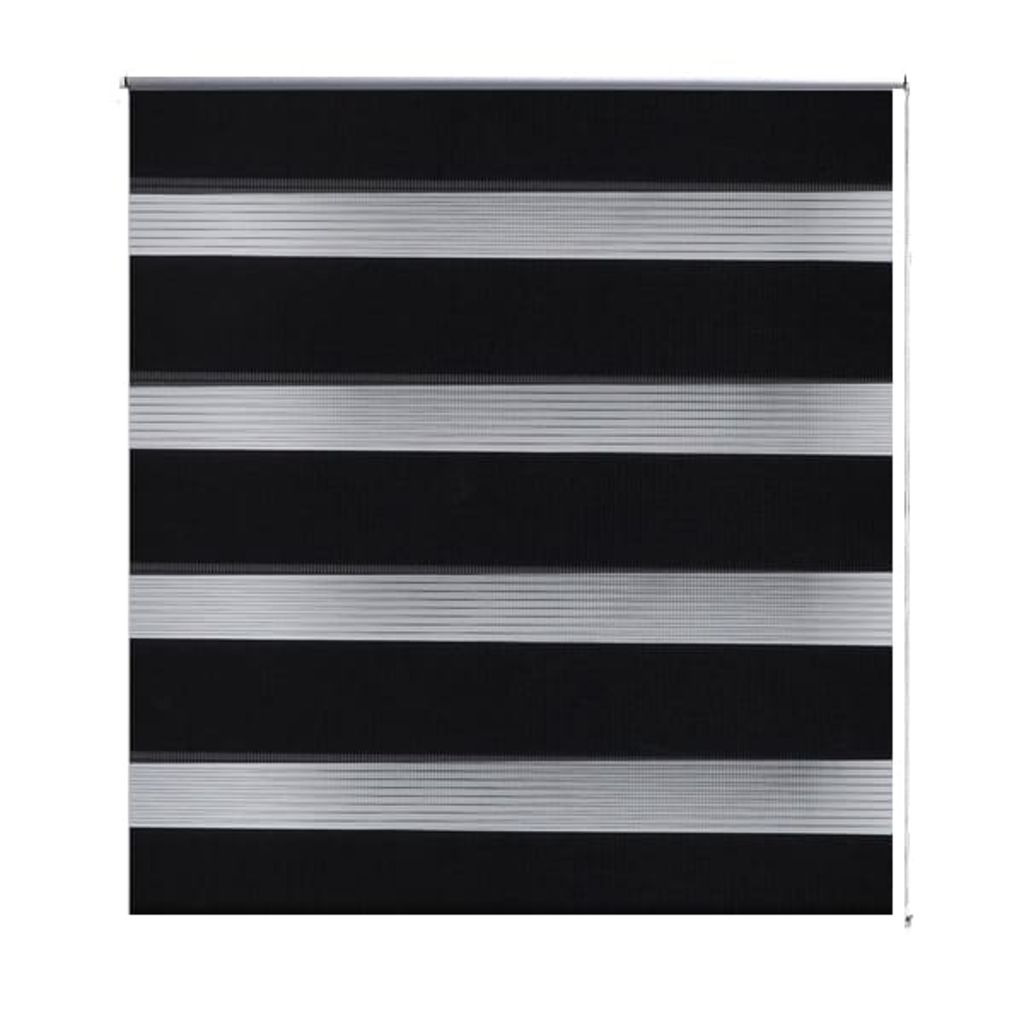 Zebra Blind 90 x 150 cm Black- Window Blinds & Shades - HomeShopIreland - Home Shop Ireland - Window Blinds & Shades - Zebra Blind 90 x 150 cm Black